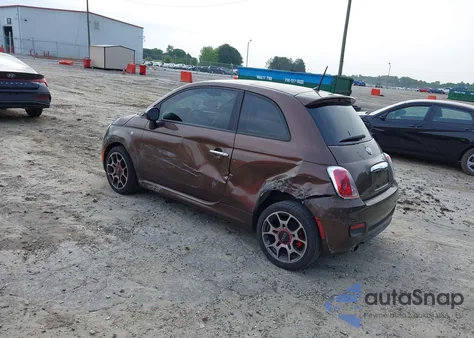 2012 Fiat 500 Sport from USA, damaged, VIN 3C3CFFBR6CT110427
